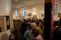 Crowd at Fountain Gallery