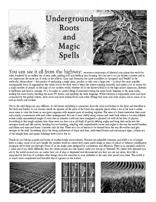 Underground Roots and Magic Spells